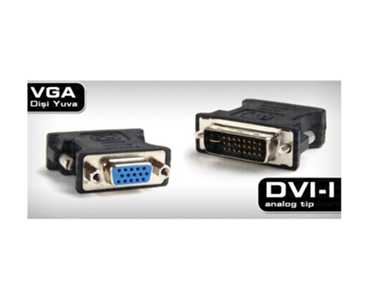 Dark DVI to VGA Dişi Çevirici