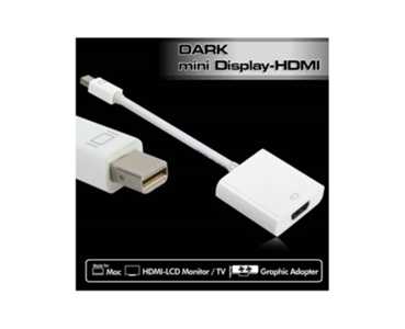 Dark Mini DisplayPort to HDMI Dişi Çevirici (4K)