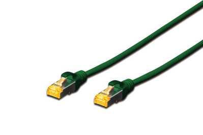 Digitus Zırhlı Patch Kablo Cat6A Yeşil (0,5m)