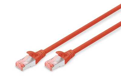 Digitus Zırhlı Patch Kablo Cat6 Kırmızı (0,25m)
