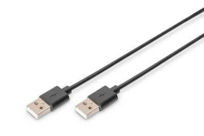 Digitus USB 2.0 Bağlantı Kablosu Siyah (3m)