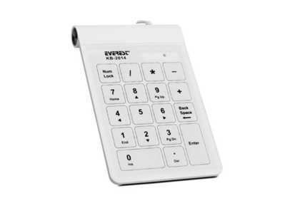 Everest KB-2014 USB Numerik Beyaz Klavye