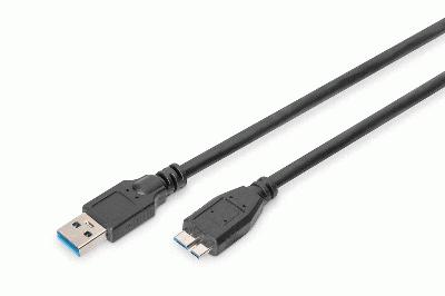 Digitus USB3.0 to USB MicroB Kablo (1.8m)