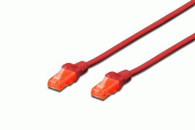 Digitus Patch Kablo Cat6 Kırmızı (0.25m)