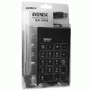 Everest KB-2014 USB Numerik Siyah Klavye