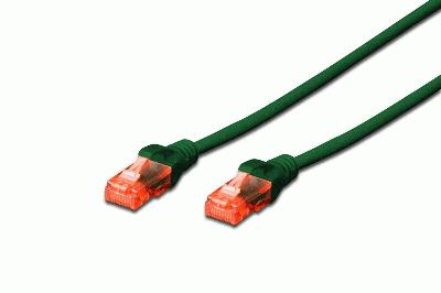 Digitus Zırhlı Patch Kablo Cat6 Yeşil (0.25m)