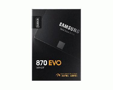 Samsung 870 Evo 500GB 2.5" SATA SSD (560-530MB/s)