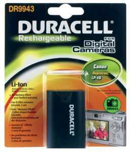 DURACELL DR9943 Canon LP-E6 Kamera Pili