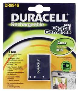 DURACELL DR9946 Canon NB-8L Kamera Pili