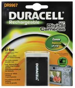 DURACELL DR9967 Canon LP-E10 Kamera Pili