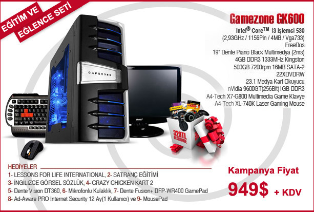 Dente Gamezone GK600