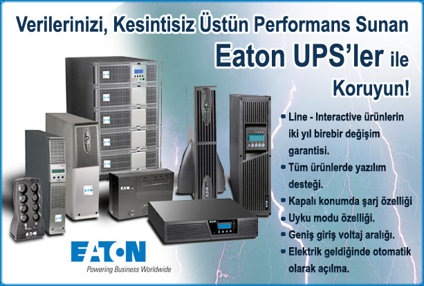 Eaton UPS KGK Stoklarımızda