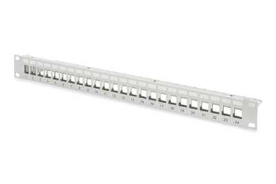Digitus 24 Port Patch Panel Boş Cat6 (Beyaz)