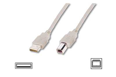 Digitus Yazıcı Kablosu Bej USB 2.0 (3m)