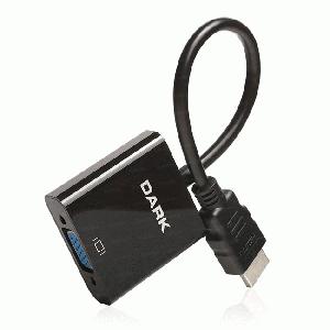 Dark HDMI Erkek to VGA Dişi Çevirici