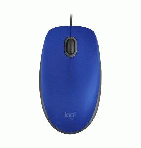 Logitech M110 Kablolu Optik Mouse Mavi 910-006758
