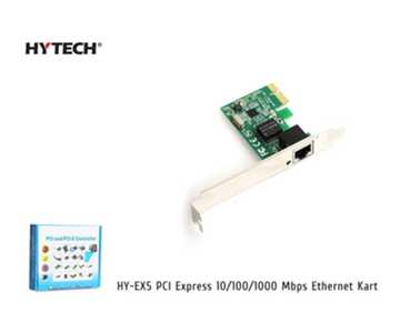 Hytech HY-EX5 PCI Express 10/100/1000 Mbps Etherne