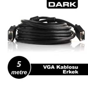 Dark VGA Kablo (Projeksiyon - Monitör) (5m)