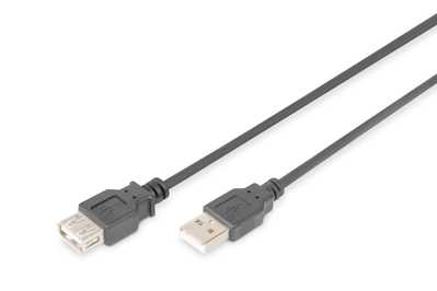 Digitus USB Uzatma Kablosu Siyah (5m)