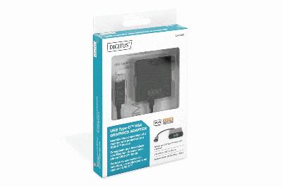 Digitus Type-C Erkek to HDMI Dişi Çevirici (FHD)