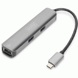 Digitus DA-70892 USB Type-C to USB3.0-HDMI-RJ45