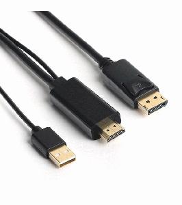 Dark HDMI Erkek to DisplayPort Çevirici