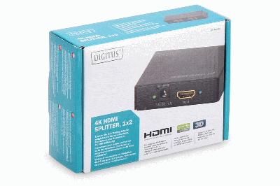 Digitus HDMI Çoklayıcı (1 Giriş 2 Çıkış)
