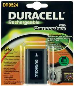 DURACELL DR9524 Panasonic CGR-D220 Kamera Pili