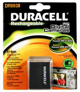 DURACELL DR9938 Panasonic DMW-BLB13 Kamera Pili