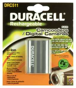 DURACELL DRC511 Canon BP-511 Kamera Pili
