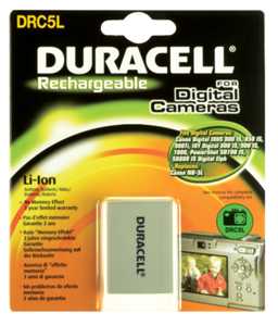 DURACELL DRC5L Canon NB-5L Kamera Pili